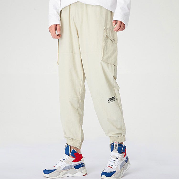 Puma Streetwear Cargo Pants 'Beige Black' 596862-32 sold by KicksCrew product image thumbnail 5