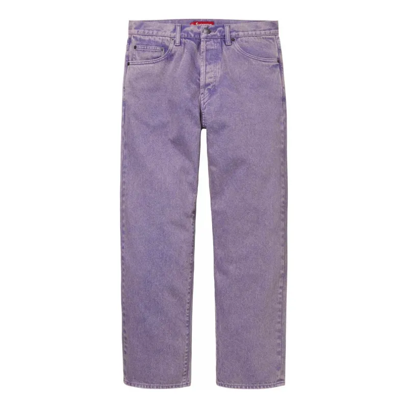 Supreme Regular Jeans 'Purple' SUP-SS24-025 sold by KicksCrew