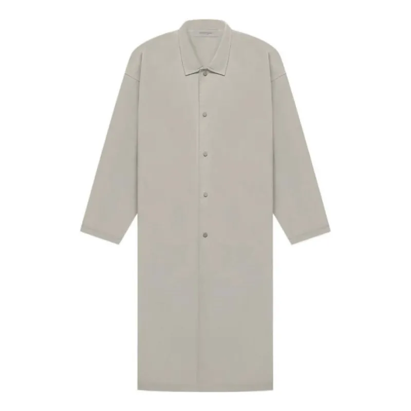 Fear of God Essentials FW22 Long Coat 'Smoke' FOG-FW22-094 sold by KicksCrew