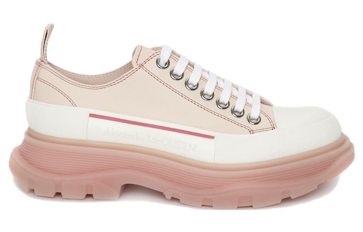 (WMNS) Alexander McQueen Tread Slick Sneakers 'Beige White Pink' 702042WHZ6D6898 sold by KicksCrew product image thumbnail 2