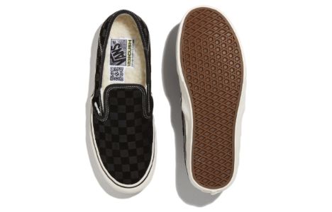 Vans Classic Slip-On Checkerboard 'Black' VN0A4BX8T5O sold by KicksCrew