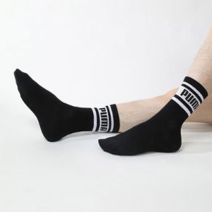PUMA Casual Long Socks 3 Pack 'Black White' 701206530-001 sold by KicksCrew
