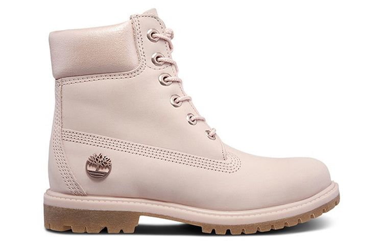 (WMNS) Timberland Premium Waterproof Lace Up Hiking Boots 'Pale Pink' A1HL6 sold by KicksCrew product image thumbnail 2