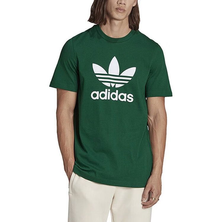 adidas originals Adicolor Classics Trefoil T-shirt 'Dark Green' IA4819 sold by KicksCrew product image thumbnail 2
