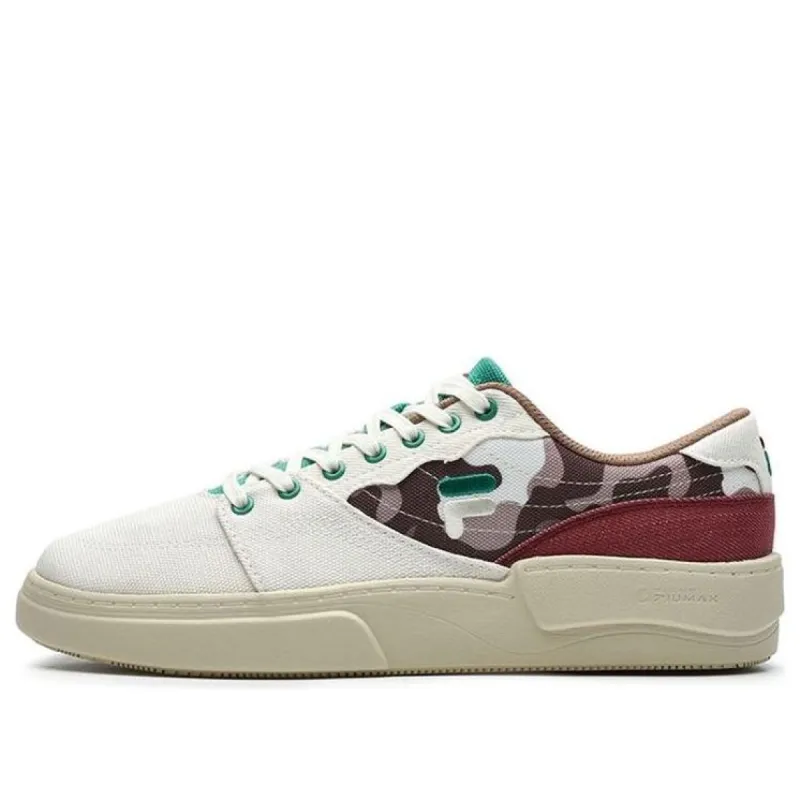 (WMNS) FILA FUSION Flip Skate Shoes 'White Red' T12W228211FGB sold by KicksCrew