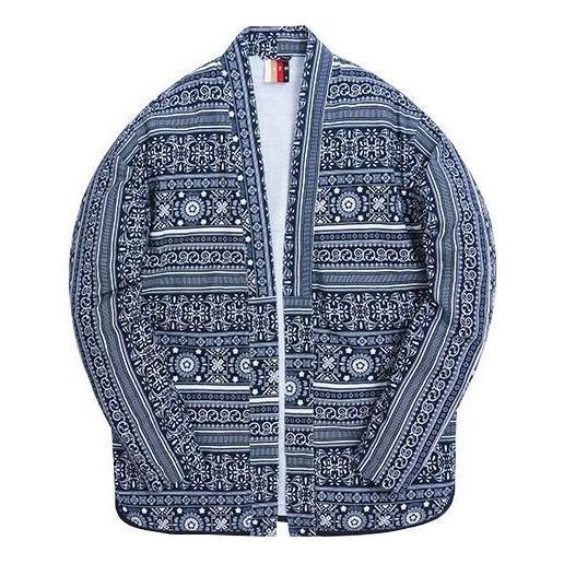 KITH Seersucker Bandana Gi 'Navy White' KH1264-102 sold by KicksCrew