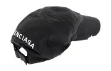 Balenciaga Dog Bite Cap 'Black Faded' 744301410B21071 sold by KicksCrew