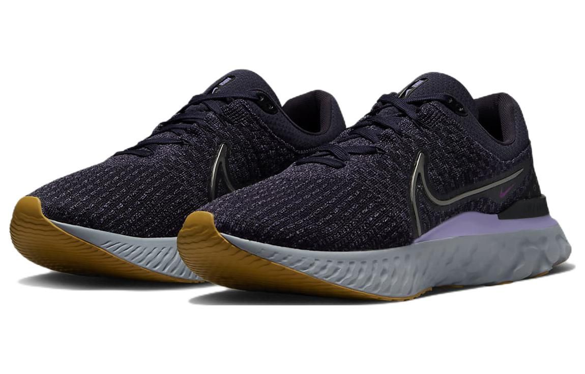 Nike React Infinity Run Flyknit 3 'Cave Purple Cool Grey' DH5392-502 sold by KicksCrew product image thumbnail 3