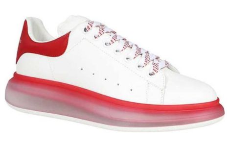Alexander McQueen Oversized Larry Sneakers 'White Red' 757709WIE879716 sold by KicksCrew