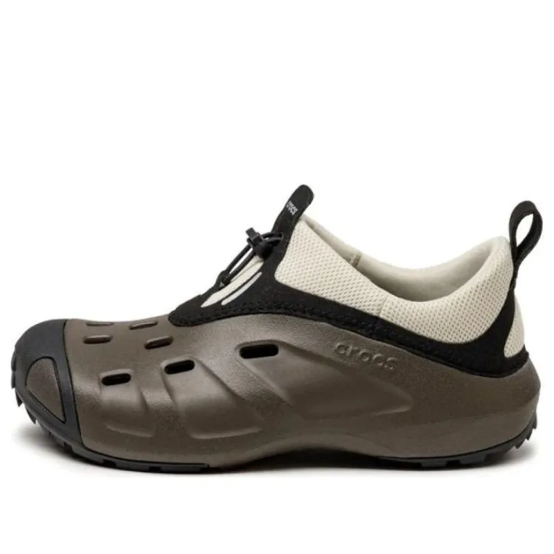 Crocs Quick Trail Low Shoes 'Brown White' 209350-206 sold by KicksCrew
