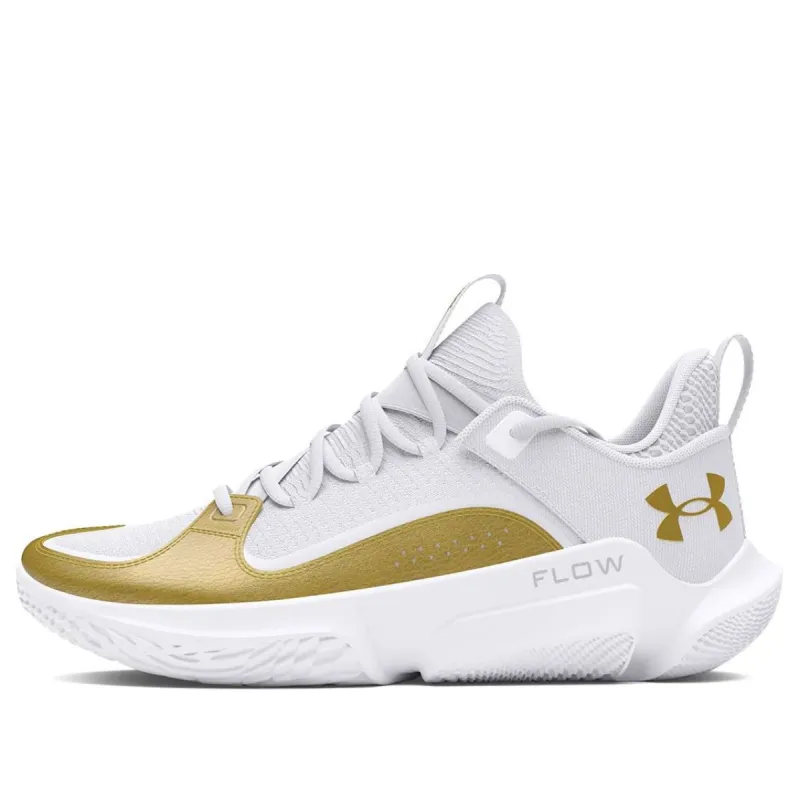 Under Armour Flow FUTR X 3 'White Metallic Gold' 3026630-103 sold by KicksCrew