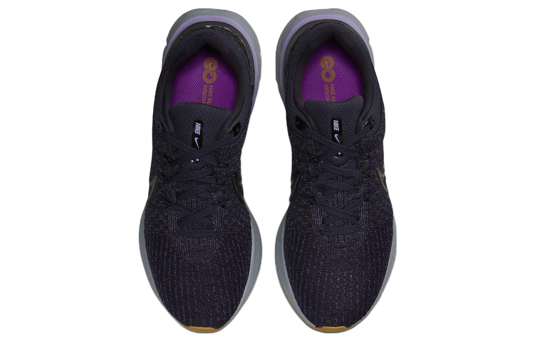Nike React Infinity Run Flyknit 3 'Cave Purple Cool Grey' DH5392-502 sold by KicksCrew product image thumbnail 4