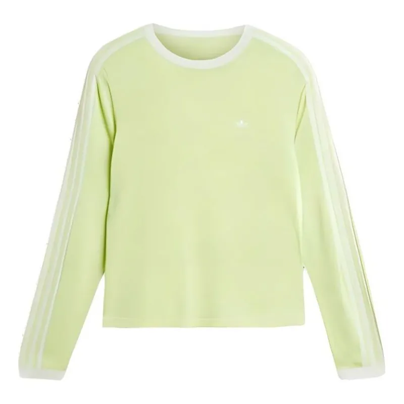 adidas x Wales Bonner Knit Long Sleeve T-shirt 'Semi Frozen Yellow' IZ1892 sold by KicksCrew