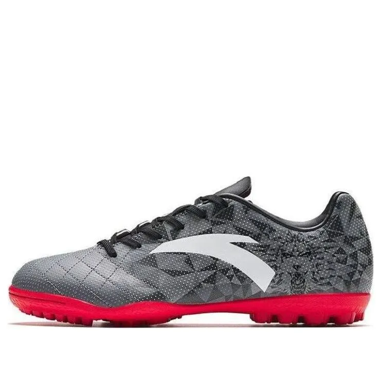 ANTA TF Soccer Shoes 'Grey Red' 912332201-3 sold by KicksCrew