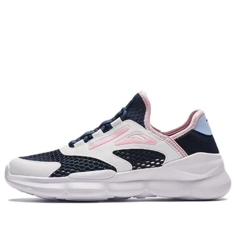(GS) ANTA Running Series Sneakers 'White Black Pink' A322428821-1 sold by KicksCrew