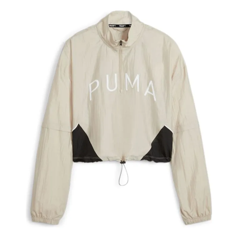 (WMNS) PUMA FIT Move Woven Jacket 'Putty' 525493-90 sold by KicksCrew