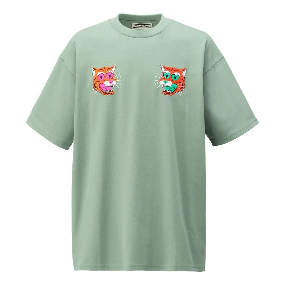 Onitsuka Tiger Graphic T-shirt 'Green' 2183B303-300 sold by KicksCrew