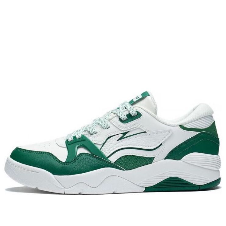 Li-Ning Basketball Culture Low 'White Green' ABCT047-3 sold by KicksCrew