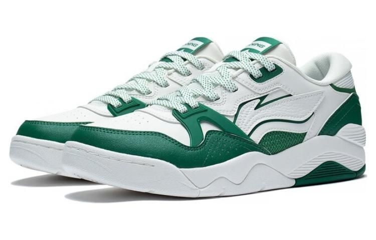 Li-Ning Basketball Culture Low 'White Green' ABCT047-3 sold by KicksCrew product image thumbnail 3