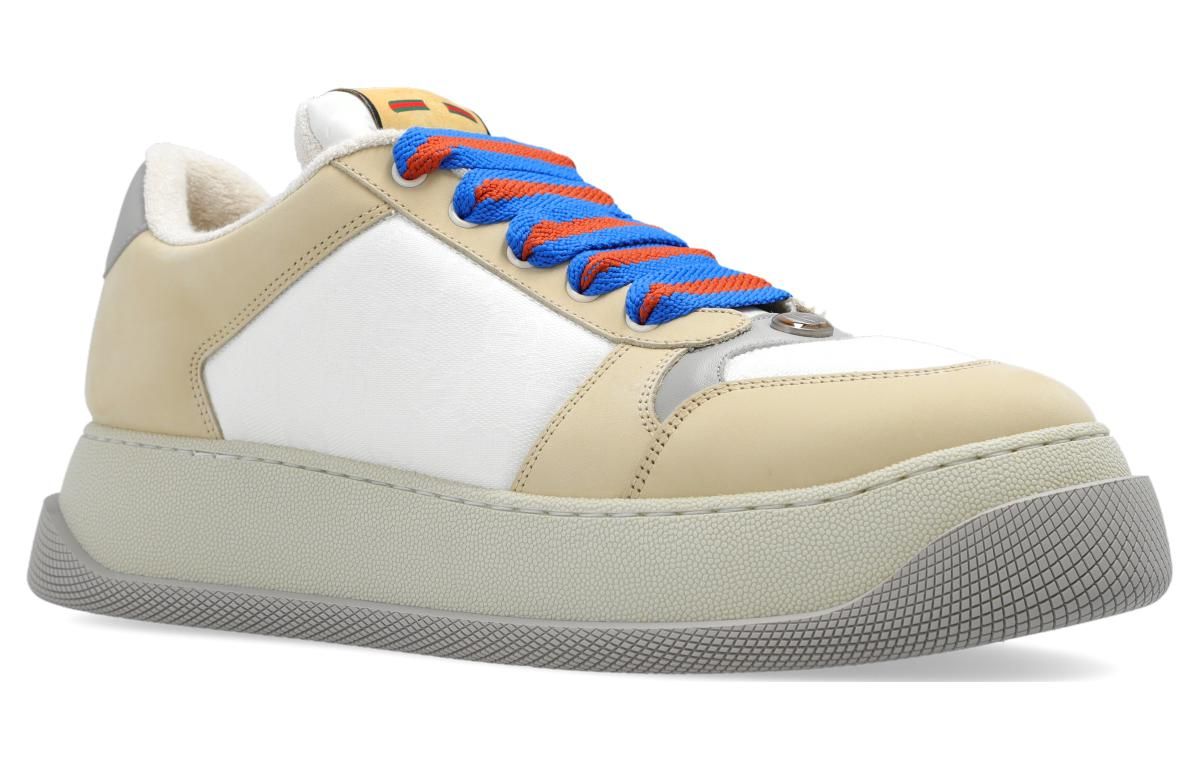 GUCCI Screener GG Leather Sneakers 'White Beige Grey' 750048-FAB39-9083 sold by KicksCrew product image thumbnail 3