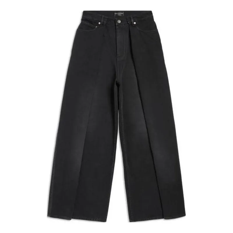 Balenciaga Double Side Pants 'Black' 767983TNW111672 sold by KicksCrew