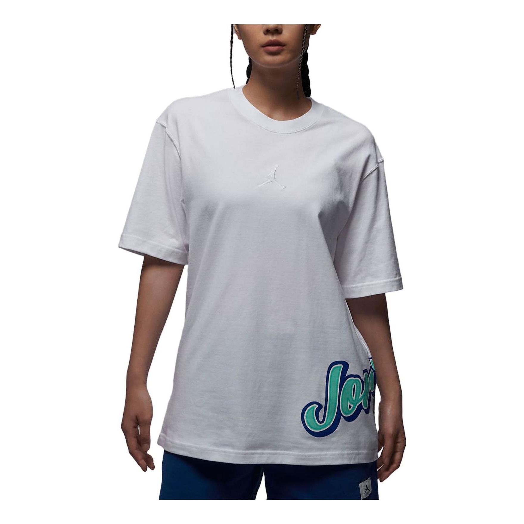 (WMNS) Air Jordan logo 'White' FQ0364-100 sold by KicksCrew