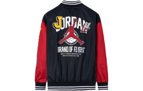 (GS) Air Jordan 49ers Letterman Jacket 'Red' FJ5345-010 sold by KicksCrew