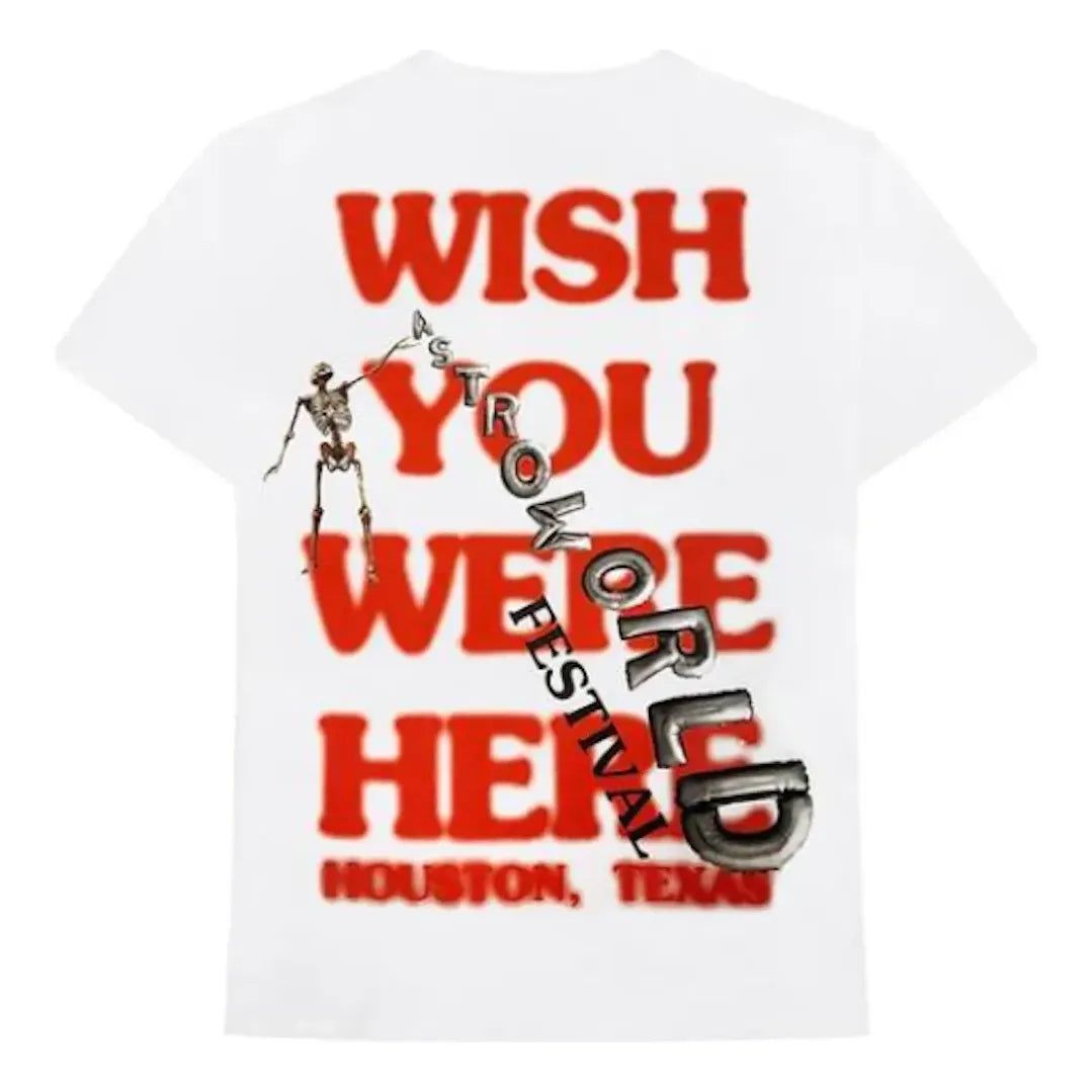 Travis Scott Wish You Were Here Festival Tee 'White' CJFN-SS42 sold by KicksCrew product image thumbnail 2