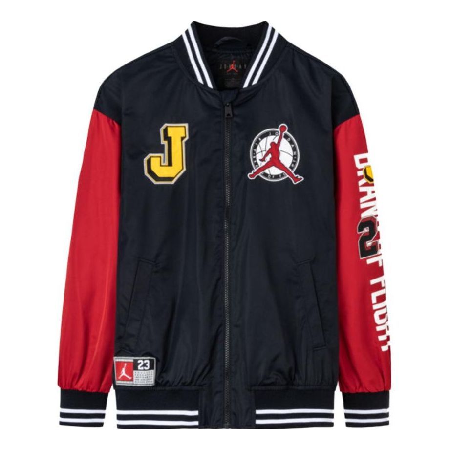 (GS) Air Jordan 49ers Letterman Jacket 'Red' FJ5345-010 sold by KicksCrew