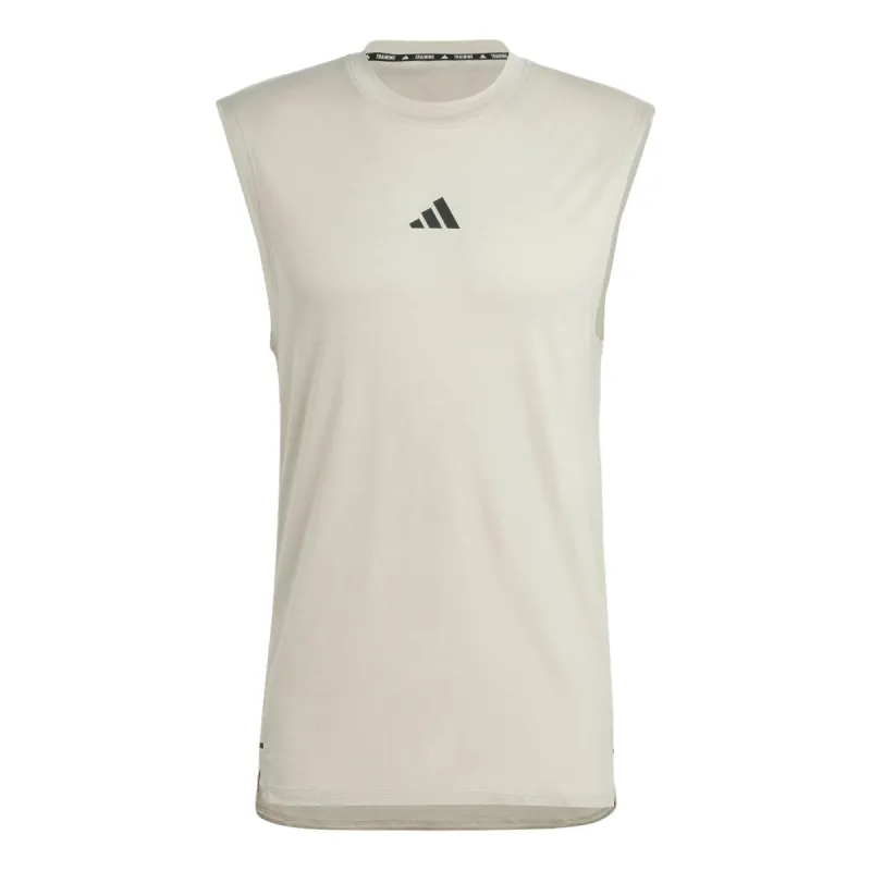 adidas Power Workout Tank Top 'Beige' IQ1821 sold by KicksCrew