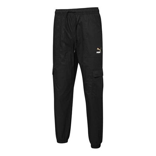Puma Logo Classics Cargo Pants 'Black' 536307-51 sold by KicksCrew