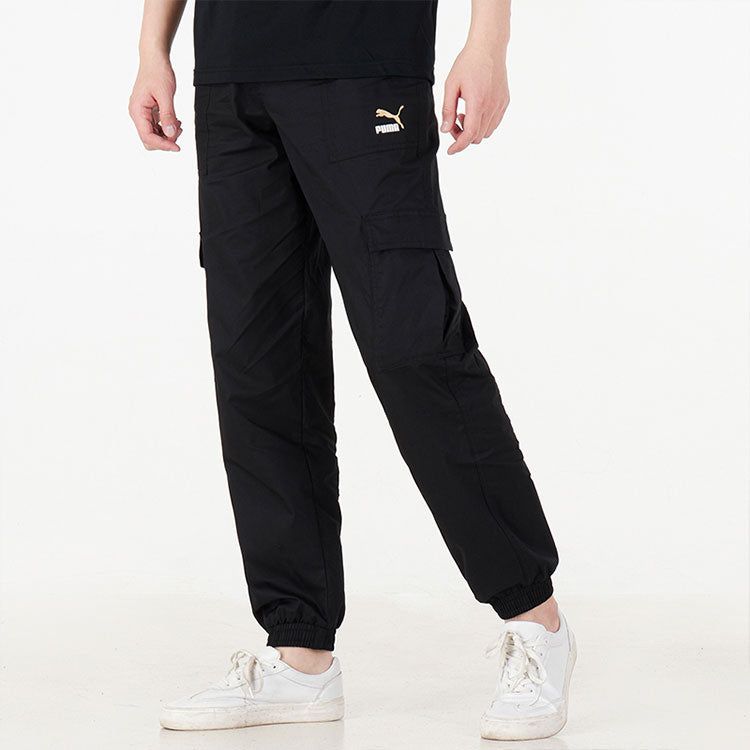 Puma Logo Classics Cargo Pants 'Black' 536307-51 sold by KicksCrew product image thumbnail 5