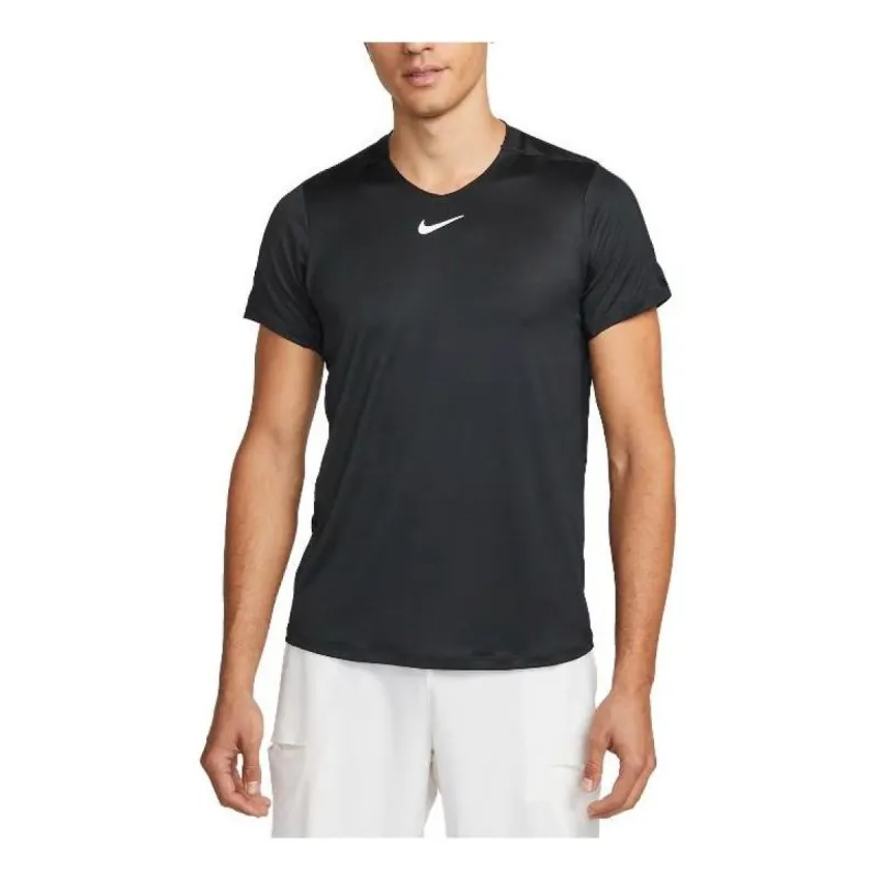 Nike Court Dri-Fit Advantage Tennis T-shirt 'Black' DD8317-010 sold by KicksCrew