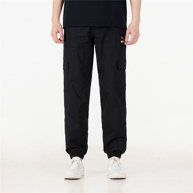 Puma Logo Classics Cargo Pants 'Black' 536307-51 sold by KicksCrew product image thumbnail 3
