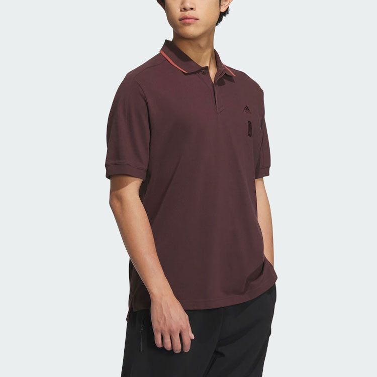 adidas Wuji Polo Shirt 'Burgundy' IP4915 sold by KicksCrew product image thumbnail 4