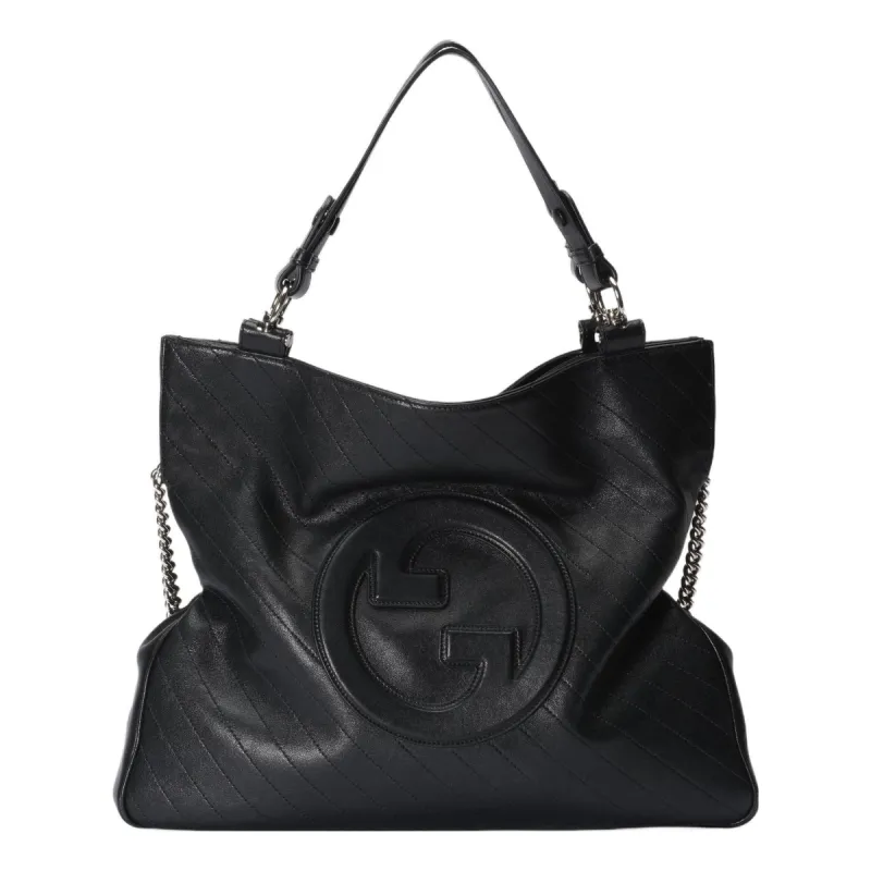 (WMNS) Gucci Blondie Medium Tote Bag 'Black' 751516-1AAOW-1000 sold by KicksCrew