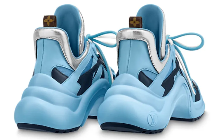 (WMNS) LOUIS VUITTON LV Archlight Sneakers 'Blue Silver' 1AAEEY sold by KicksCrew product image thumbnail 3