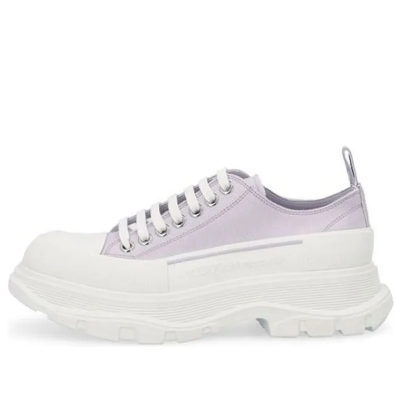 (WMNS) Alexander McQueen Tread Slick Sneakers 'Lilac White' 697072W4T315401 sold by KicksCrew