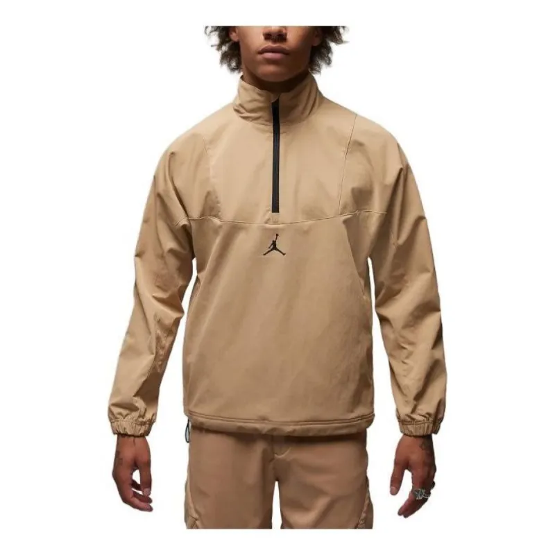 Air Jordan Sport Golf Half Zip Jacket 'Hemp' DZ0553-200 sold by KicksCrew