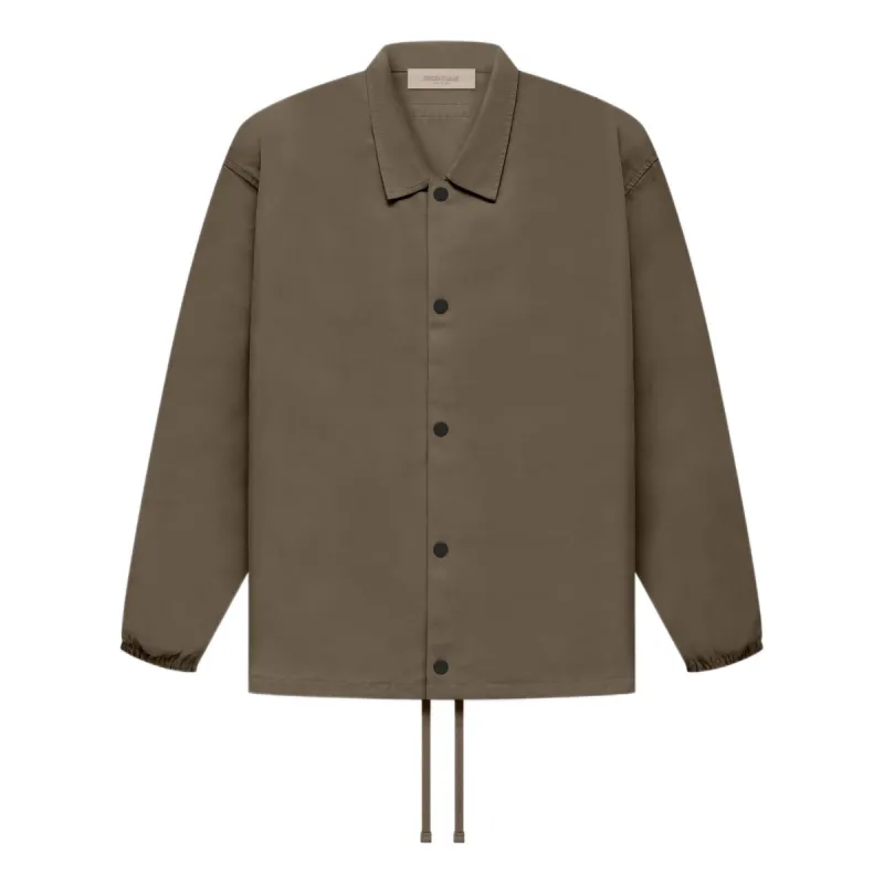 Fear of God Essentials FW22 1977 Coaches Jacket 'Wood' FOG-FW22-052 sold by KicksCrew