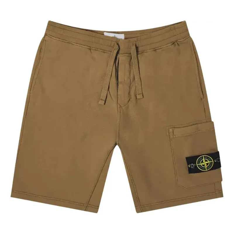 STONE ISLAND Bermuda Cargo Shorts 'Olive' 741564651-V0058 sold by KicksCrew
