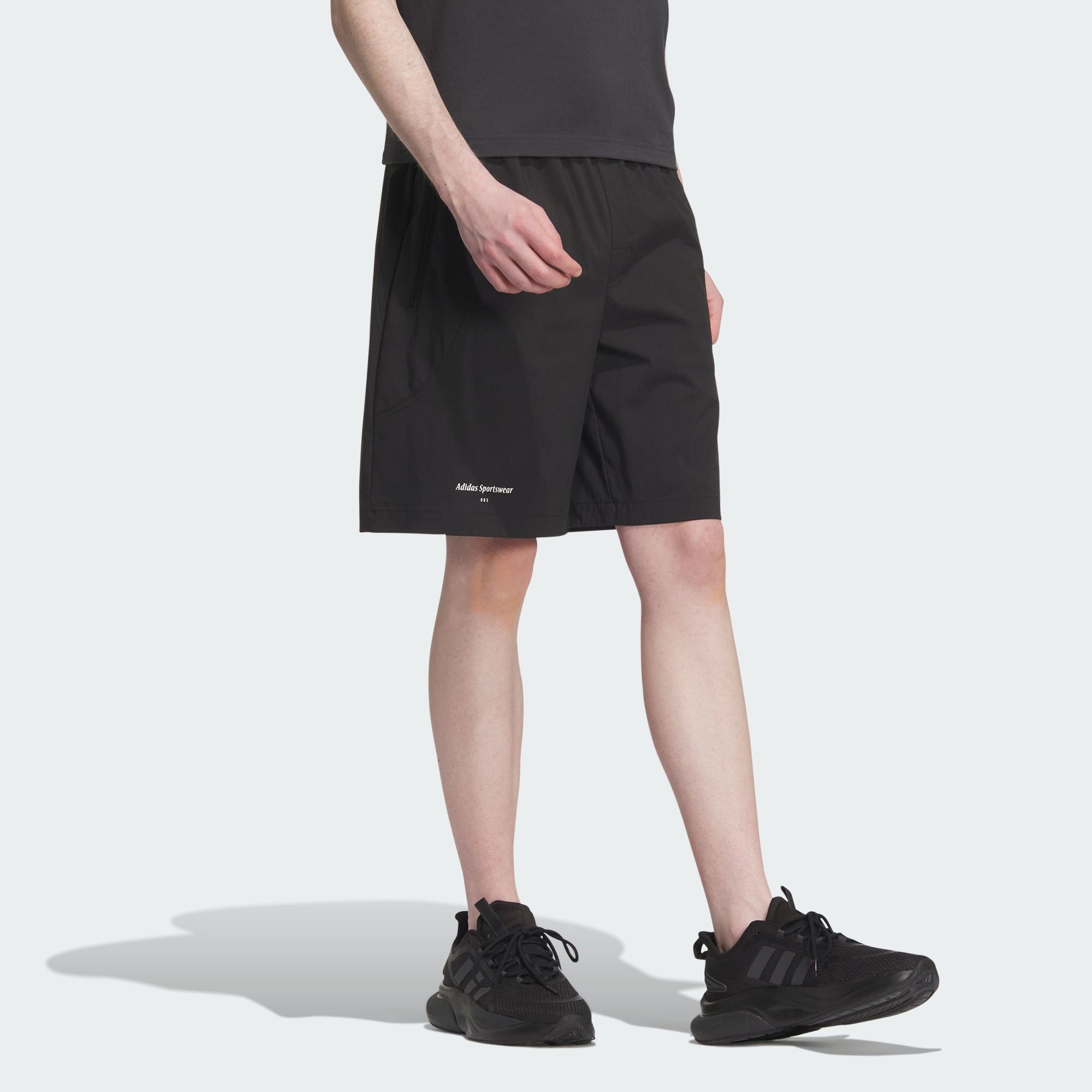 adidas Sportswear Lounge 1/2 Shorts 'Black' IP4956 sold by KicksCrew product image thumbnail 4