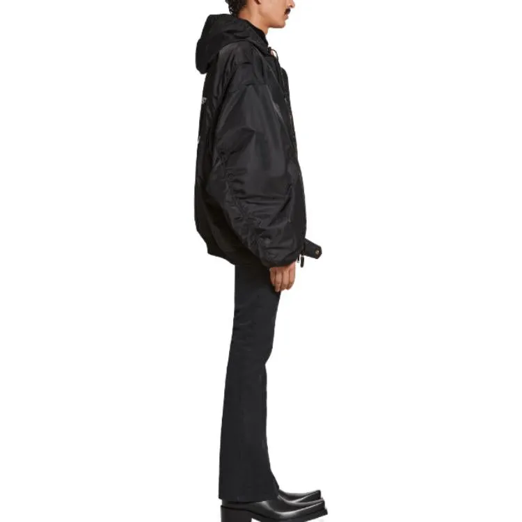 Balenciaga x WFP Light Hooded Bomber 'Black' 752178TLO251000 sold by KicksCrew product image thumbnail 5