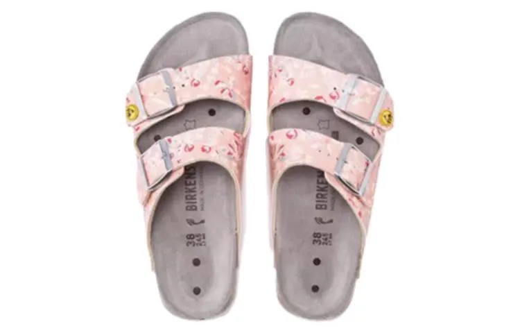 (WMNS) Birkenstock Arizona ESD Birko-Flor Narrow Field 'Flower Field Rose' 1021411 sold by KicksCrew product image thumbnail 4