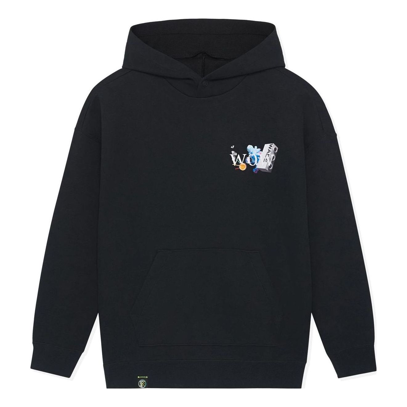 Li-Ning Way Of Wade Art Graphic Hoodie 'Black' AWDSE73-1 sold by KicksCrew