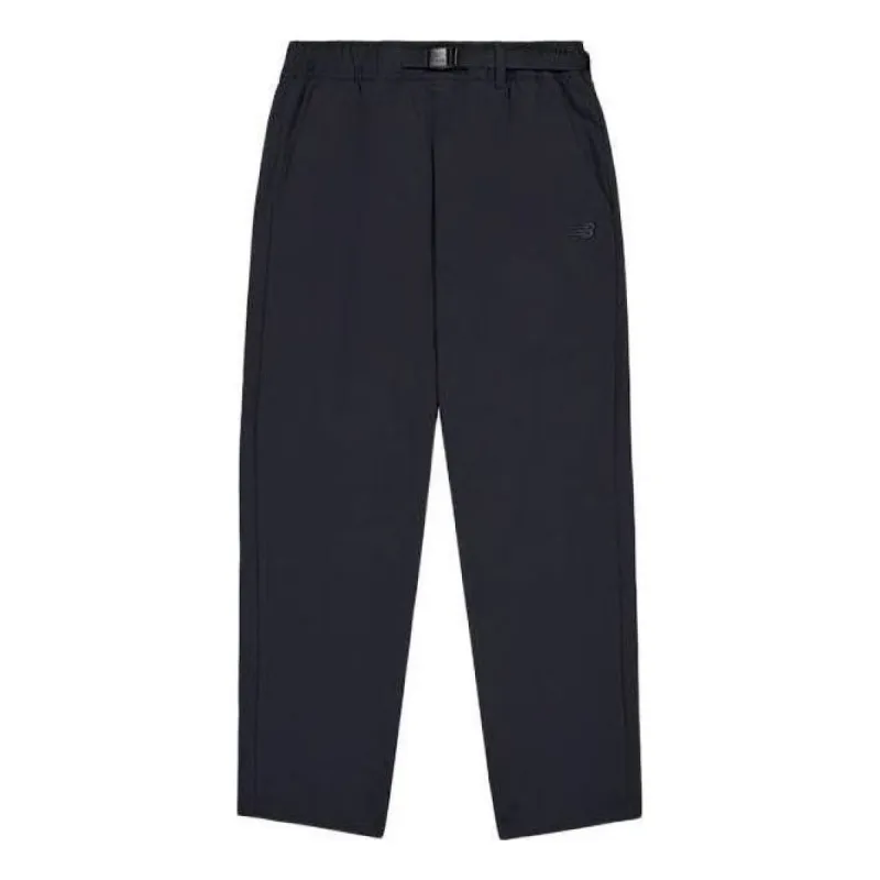 New Balance NB Logo Woven Pants 'Black' AMP42311-BK sold by KicksCrew