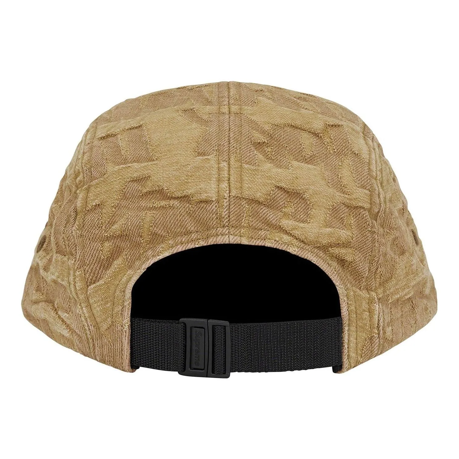 Supreme Fat Tip Jacquard Denim Camp Cap 'Tan White' SUP-SS22-768 sold by KicksCrew product image thumbnail 2