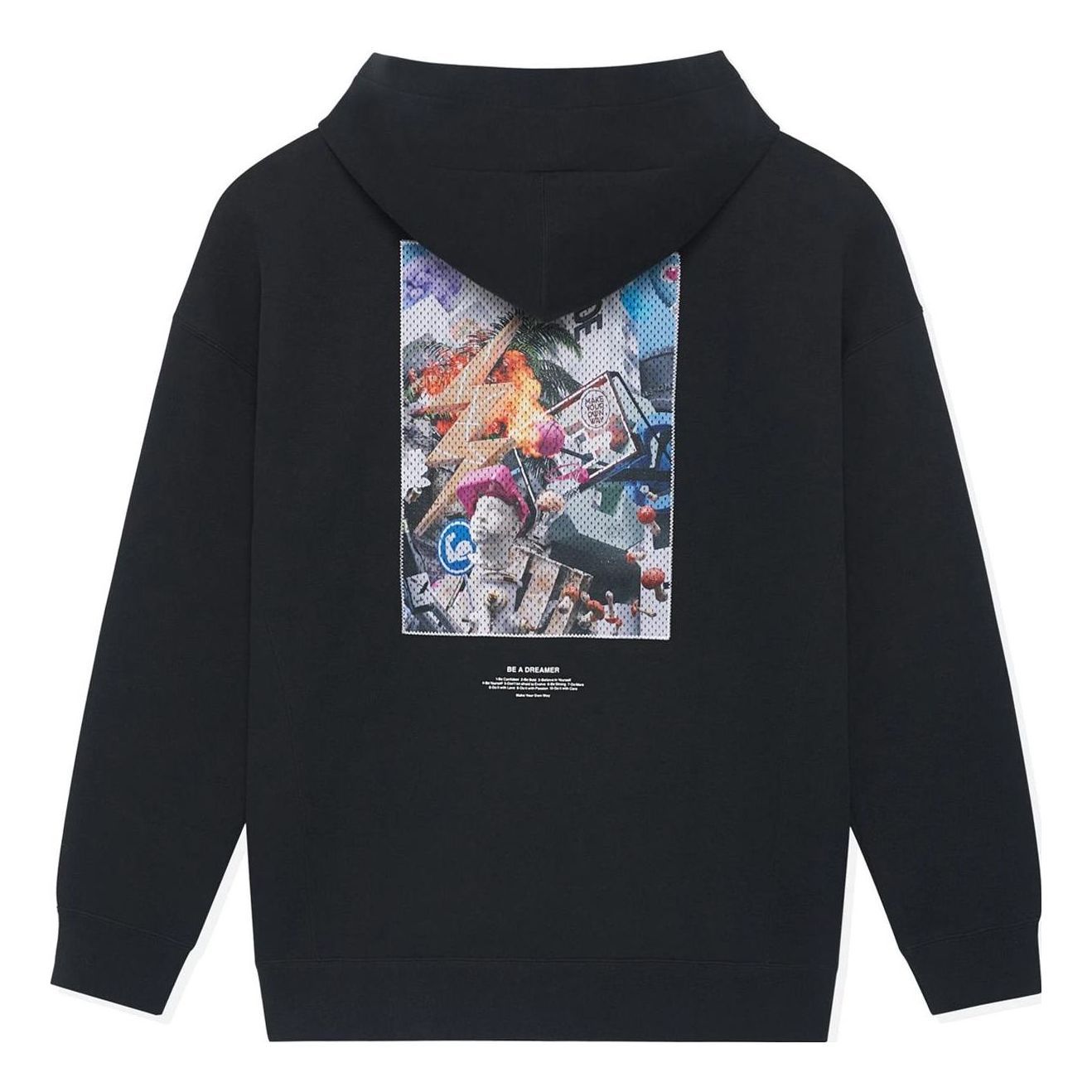 Li-Ning Way Of Wade Art Graphic Hoodie 'Black' AWDSE73-1 sold by KicksCrew product image thumbnail 2