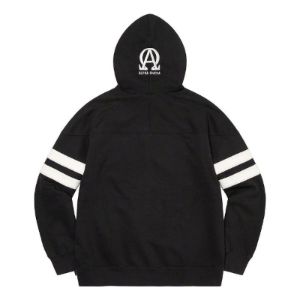 Supreme US-NY Hooded Sweatshirt 'Black White' SUP-FW22-611 sold by KicksCrew