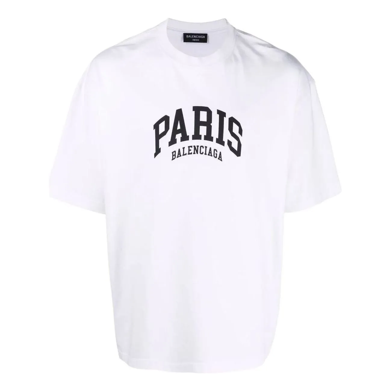 Balenciaga Cities Paris T-shirt Medium Fit 'White' 612966TLVL79040 sold by KicksCrew